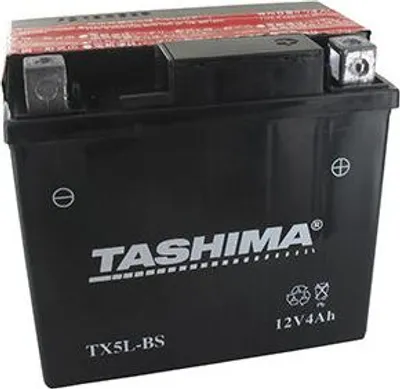 Image de Batterie Plomb étanche Sans Entretien 12v, 4a. L: 114, L: 71, H:106mm, + Droite. Pour Scooter Motos, Quads (livrée Avec Acide Sé