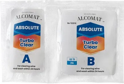 Produktbild von Alcomat ABSOLUTE Turbo Clear 24h für 25L| Klärmittel Schönung Alkohol |1 Stück