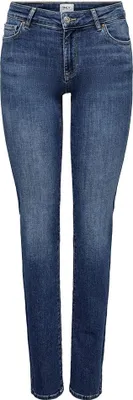 Produktbild von ONLY Straight Jeans 'Alicia', 15252212, Medium Blue Denim, Gr. 25 x 30