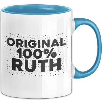 Produktbild von Ruth Tasse Original 100% Ruth Geschenk (Blau)