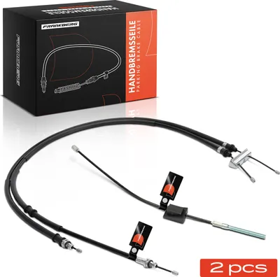Produktbild von Frankberg 2x Seilzug Feststellbremse Vorderachse beidseitig für Ford Fiesta V Van JD JH Fusion Mazda 2 DY
