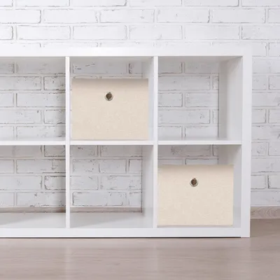Immagine prodotto di Set di 2 scatole portaoggetti - Organizzatori in tessuto multicolore