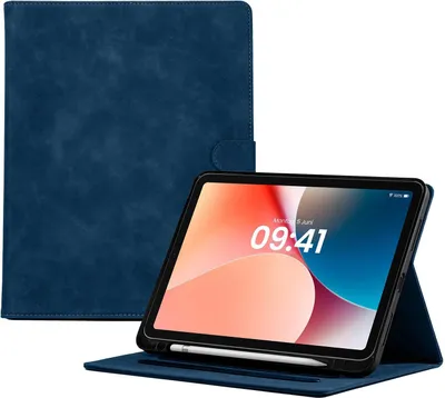Produktbild von LBH Tablet Schutzhülle für Apple iPad Air 5 10.9 Zoll Cover Case Schutz Tablet Farbe: Blau