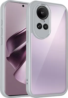 Obrázek produktu pro Pouzdro pro Oppo Reno10 Pro průhledný zadní kryt s TPU rámečkem, odolné proti nárazům Šedá