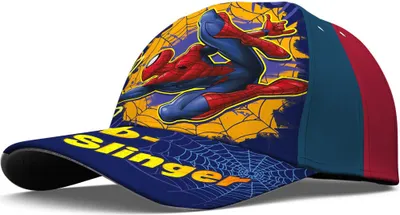 Produktbild von Spider-Man Basecap Kappe Mütze Kinder Junge Marvel Blau 54