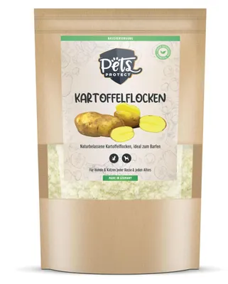 Productafbeelding van Aardappelvlokken voor honden en katten - Graanvrij - 1 kg