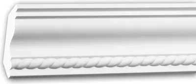 Produktbild von PROFHOME 150194 Eckleiste aus Polyurethan Deckenleiste Stuckleiste 2 m