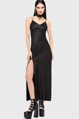 Produktbild von KIHILIST by KILLSTAR Langes Kleid Damen Kihilist Nova Maxi Dress schwarz S