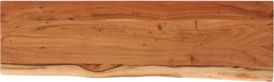 Produktbild von Tischplatte 120x40x3,8cm Rechteckig Massivholz Akazie Baumkante