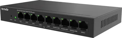 Image de Routeur 8 ports PoE+, 1 port WAN, Gigabit, Gestion Web - TENDA TND-G0-8G-POE