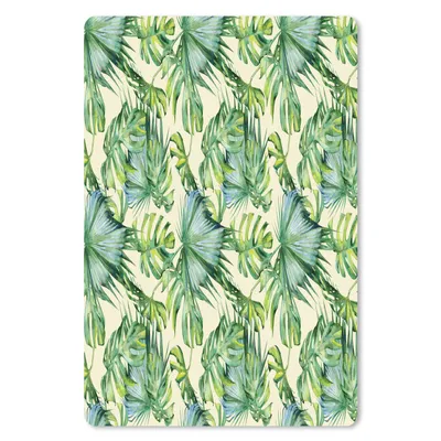 Produktbild von MuchoWow® Mauspad Mousepad Vintage - Tropisch - Blätter 40x60 cm - Mousepads - Maus Mat - Pad - Mausunterlage - Schreibtisch Accesoire