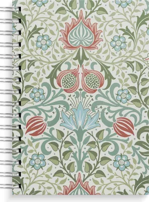 Produktbild von Burde Notizbuch A5 blue/green flowers