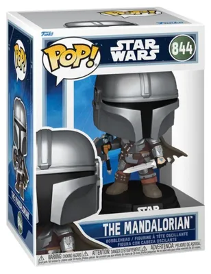 Zdjęcie produktu dla Figurka winylowa Funko POP! z serii „Gwiezdne Wojny” – The Mandalorian (844)