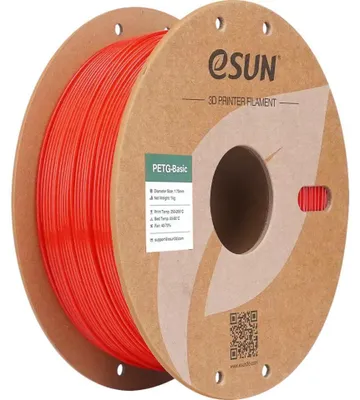 Produktbild von eSUN PETG 1,75mm RED 1kg, 1 Stück(e), 1 kg