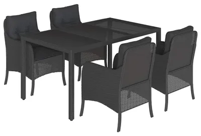 Zdjęcie produktu dla VidaXL 3211850, Czarny, Żywica, Stal, 585 mm, 670 mm, 860 mm