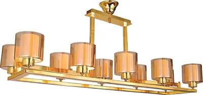 Zdjęcie produktu dla Żyrandol sufitowy w złotym kolorze Lampa wisząca żyrandol