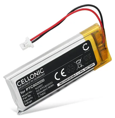 Immagine prodotto di CELLONIC 1x Batteria per Headset / Auricolare / Cuffie Compatibile con Sena SRL‑01 (SP51), PTC802050 – (800mAh , 3.7V)