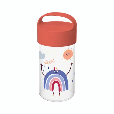 Produktbild von koziol 8345745, Brotdose, Kind, Mehrfarbig, Transparent, Abbildung, Rund, 0,5 l