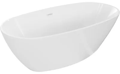 Obrázek produktu pro Mexen Eris volně stojící vana 170 x 80 cm, bílá, bílý přepad - 53441708000-20