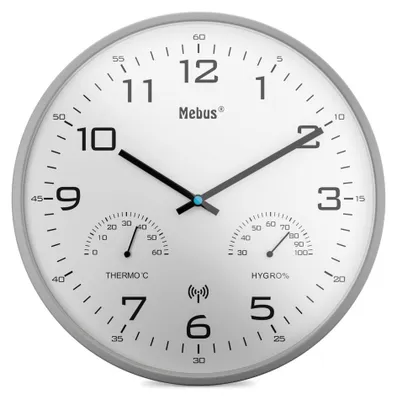 Image de Horloge murale radio MEBUS plastique