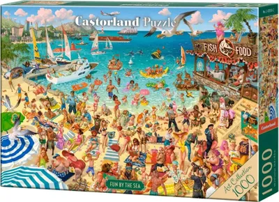 Zdjęcie produktu dla Castorland Puzzle 1000 El. Art Collection - Zabawa Nad Morzem