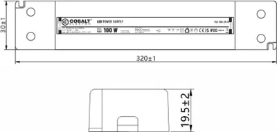 Produktbild von PLV LED-Netzteil 100W, 12V | IP20 Schutzart | Kompakt, Effizient & Sicher, Trafo für LED-Beleuchtung