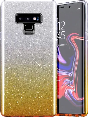 Produktbild von Glitzerhülle für Samsung Galaxy A73 - Stylisch & Schützend in Gold KP15838