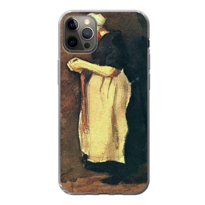 Produktbild von MuchoWow® Handyhülle Schutzhülle Hülle für iPhone 13 Pro Max Die Scheveningerin - Vincent van Gogh Silikon Softcase Handy Hülle - Mobiltelefon