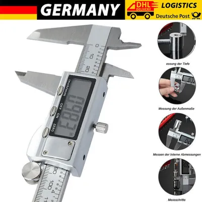 Produktbild von Digitaler Messschieber 0-150mm Edelstahl Messlehre Schieblehre LCD Display