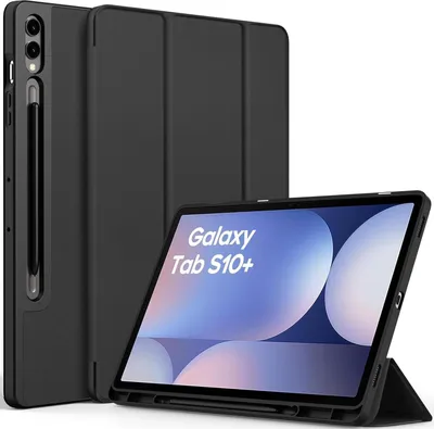Produktbild von EasyAcc Samsung Galaxy Tab S9 FE+ Plus/S9 Plus 12,4 Zoll 2023 Hülle Schwarz