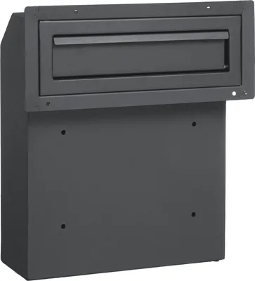 Immagine prodotto di SucceBuy Cassetta postale a chiave con serratura a combinazione, grigio scuro - Conservazione sicura ed elegante della corrispondenza