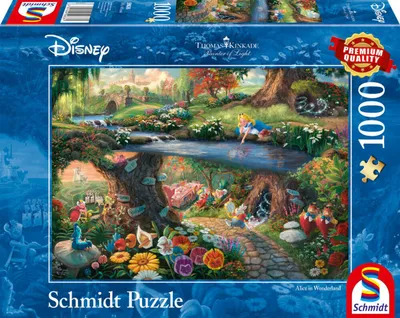 Produktbild von Puzzle 1000T. Alice im Wunderland
