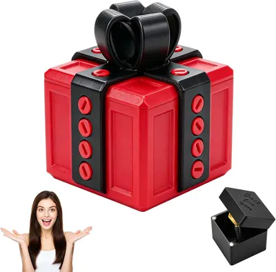 Productafbeelding van Saaie geschenkdoos met vinger - Middelvingerdoos - Grappige en saaie geschenkdoos - 3D-geschenkdozen - Cadeau