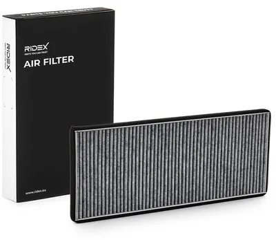 Produktbild von RIDEX 424I0018 Aktivkohle Innenraumfilter Pollenfilter für AUDI A4 Limousine (8K2, B8) A4 Limousine (8D2, B5) A4 Avant (8D5, B5) 80 Limousine für VW