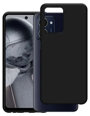 Image de Cazy Coque compatible avec HMD Pulse Pro Coque en Silicone - Coque Flexible - Noir