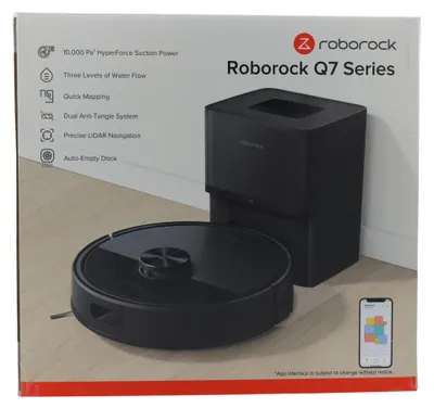 Zdjęcie produktu dla Roborock Q7 TF+, Bez worka, Czarny, Okrągły, Worek na kurz, 3 szt., 0,2 l