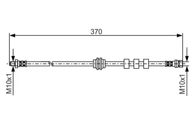 Produktbild von Bosch Bremsschlauch  1 987 476 886