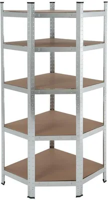 Produktbild von Steckregal Eckregal Lagerregal 180x70x40 cm Werkstattregal Kellerregal verzinkt