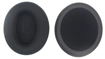 Produktbild von INF Schutz-Ohrpolsterbezüge kompatibel mit Razer Kraken V4 Headset - 2er-Pack, Football-Mesh-Stoff, Schwarz