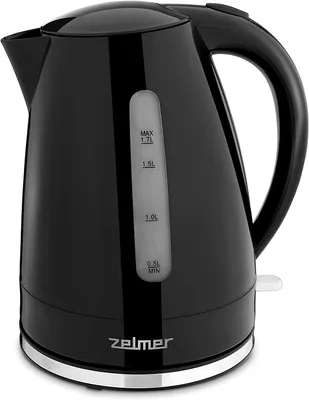 Produktbild von Zelmer ZCK7617B, 1,7 l, 2200 W, Schwarz, Kunststoff, Wasserstandsanzeige