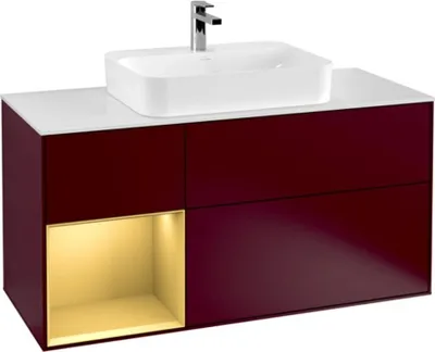 Produktbild von Villeroy & Boch V&B Waschtischunterschrank FINION 1200x603x501 Abdpl wh Reg go ma/Peony