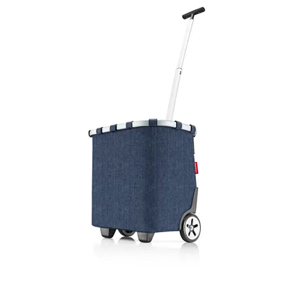 Obrázek produktu pro reisenthel nákupní vozík Carrycruiser Herringbone Dark Blue tmavě modrý 47cm