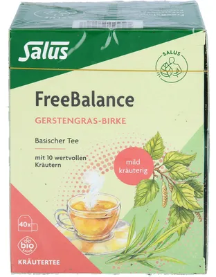 Produktbild von FreeBalance Gerstengras-Birke Tee Salus, 40 St FBE