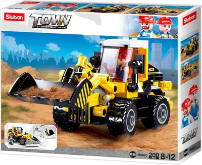 Obrázok produktu pre SLUBAN TOWN Buldozér tehly 200el M38-B0803