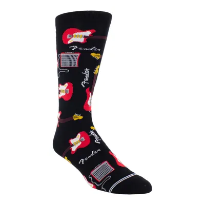 Produktbild von Socken Fender Fanartikel Gitarrenmotiv in 40-46 im Paar