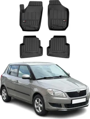 Image de Tapis de Sol pour Skoda Fabia 2006-2014 TPE Noir