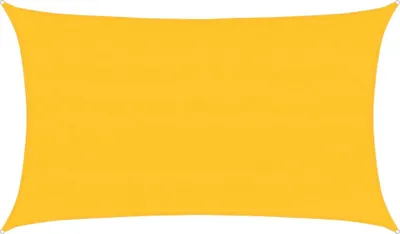 Image de Voile d'ombrage 160 g/m² rectangulaire jaune 5x8 m HDPE