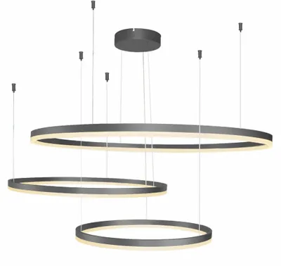 Produktbild von AZzardo AZ4707 Pendelleuchte HALO 100+80+60 schwarz