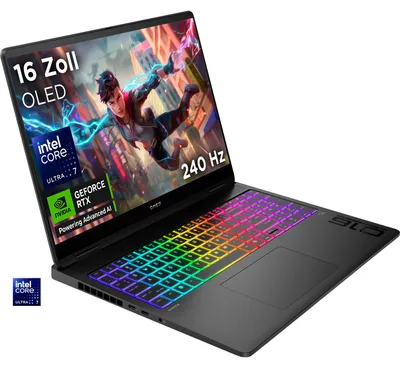 Zdjęcie produktu dla HP OMEN MAX Gaming Laptop 16-ah0073ng (16.0" WQXGA, Intel Ultra 7 255HX, 32GB DDR5, SSD 2TB, GeForce RTX5070Ti 12GB, Win 11 Home)