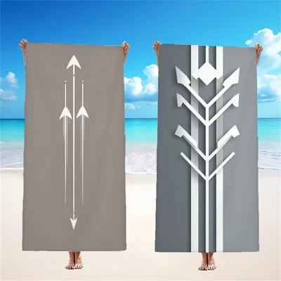 Produktbild von Mikrofaser-Strandtücher, sandabweisend und schnelltrocknend, 2 Stück